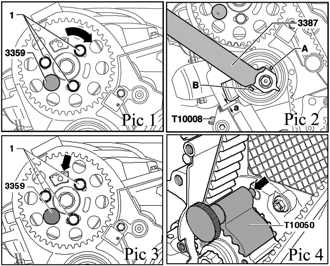 Setting the correct tension on the Timing belt